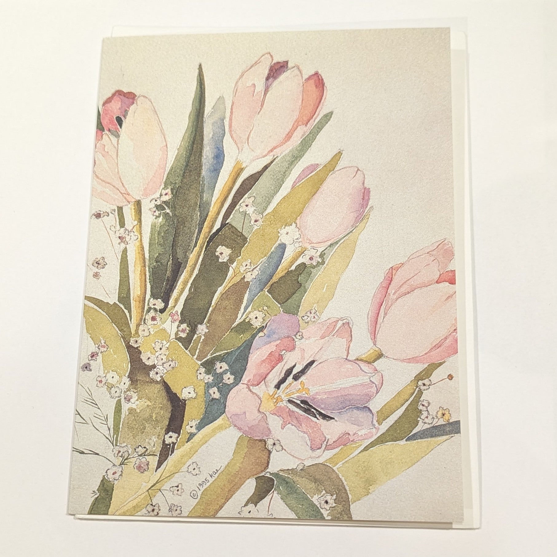 New Home Tulip Greeting Card