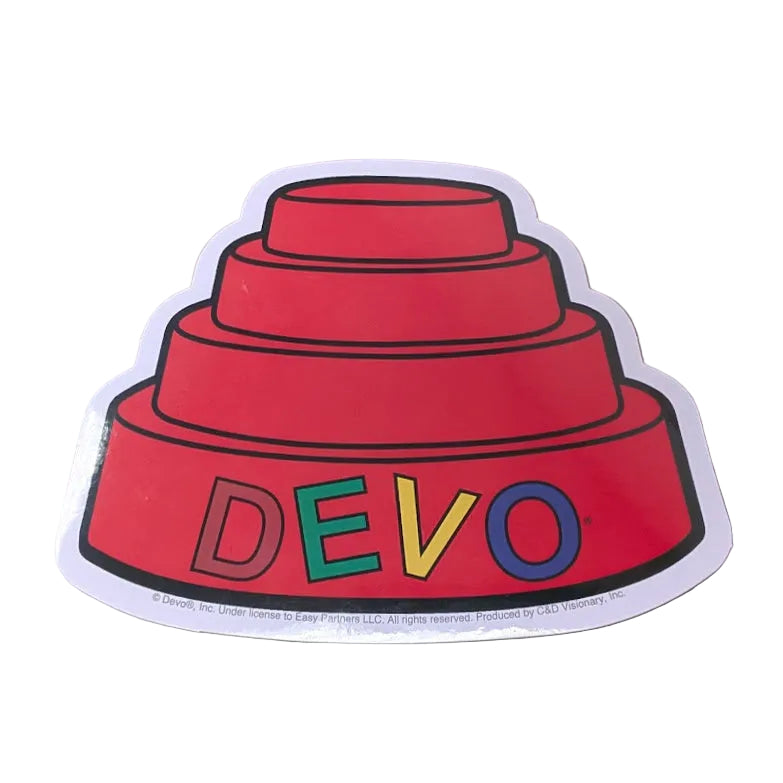 DEVO Dome Hat Sticker