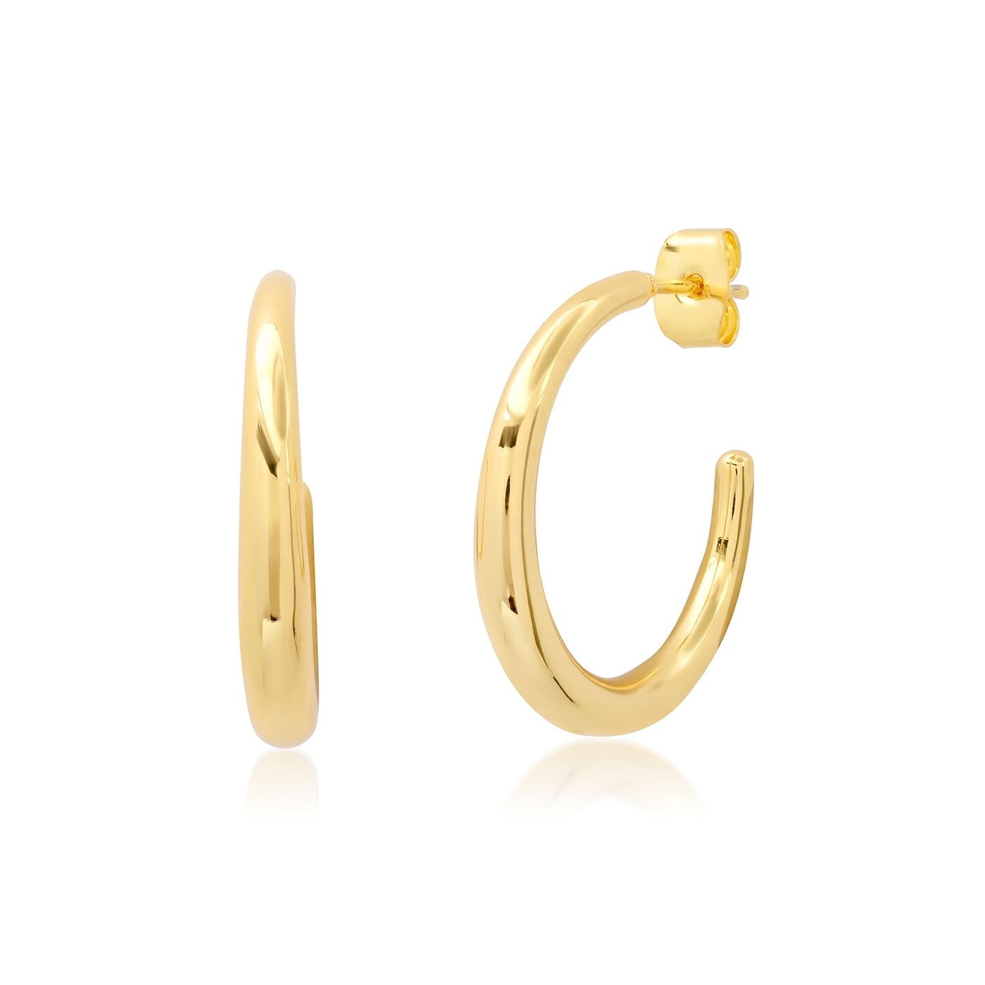 Thin to Thick Gold Hoop Earrings