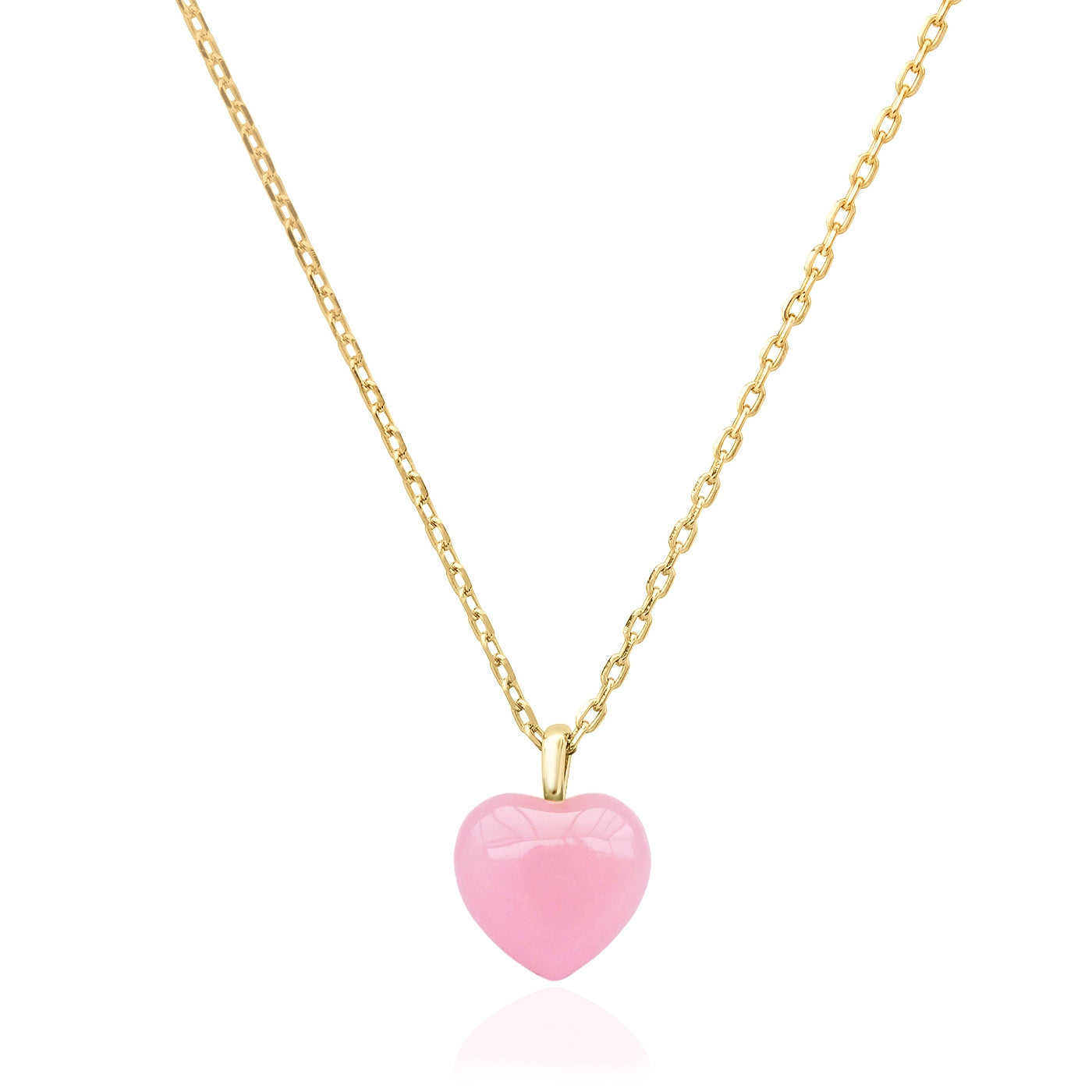 Pink Heart Necklace