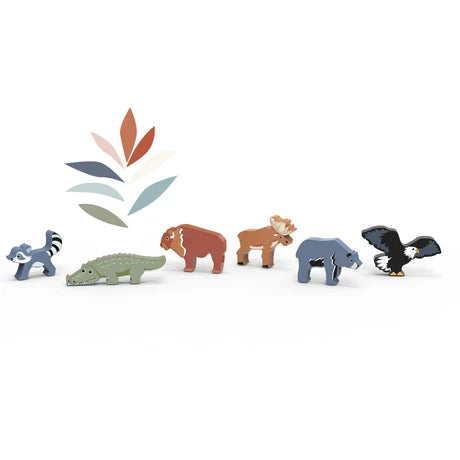 Wooden World Animals - North America