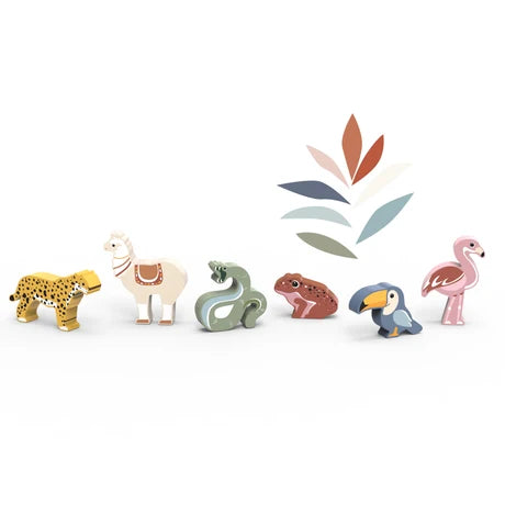Wooden World Animals - South America