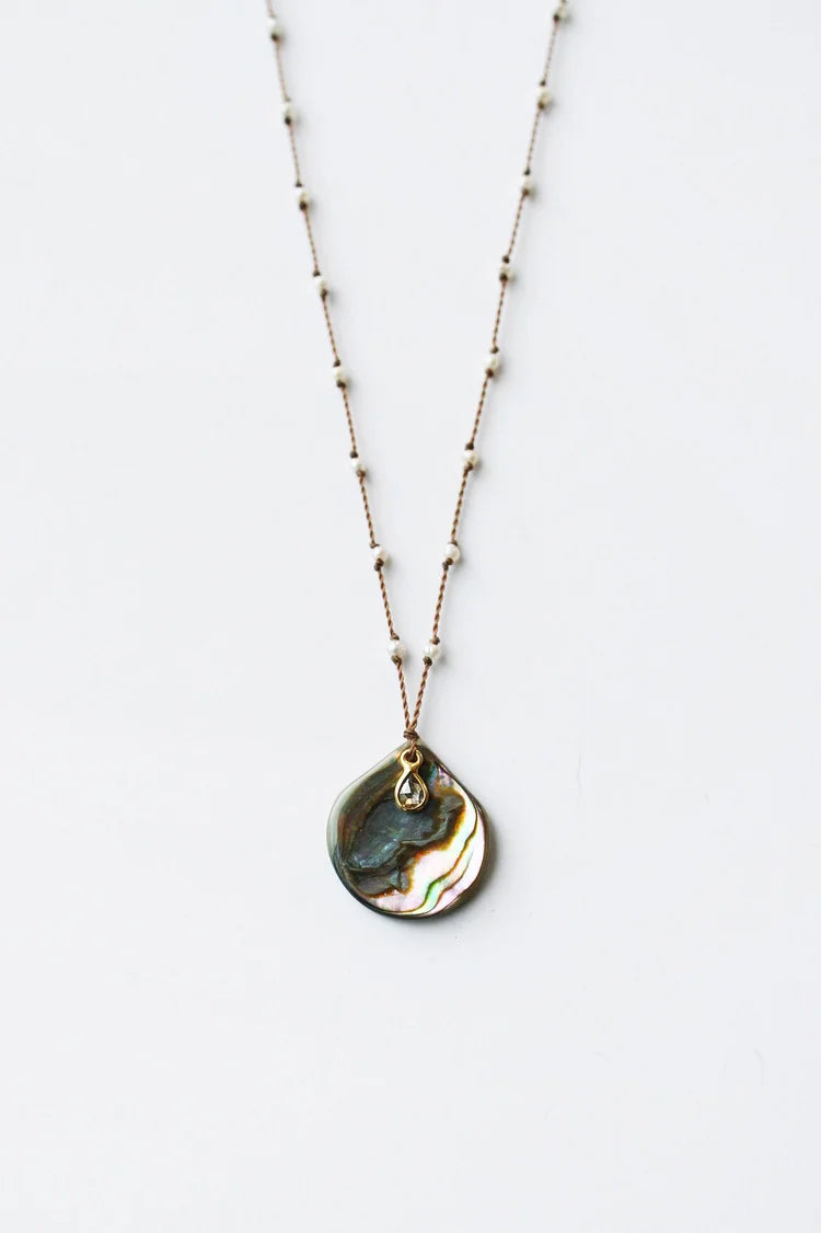 Sirena Necklace with Diamond
