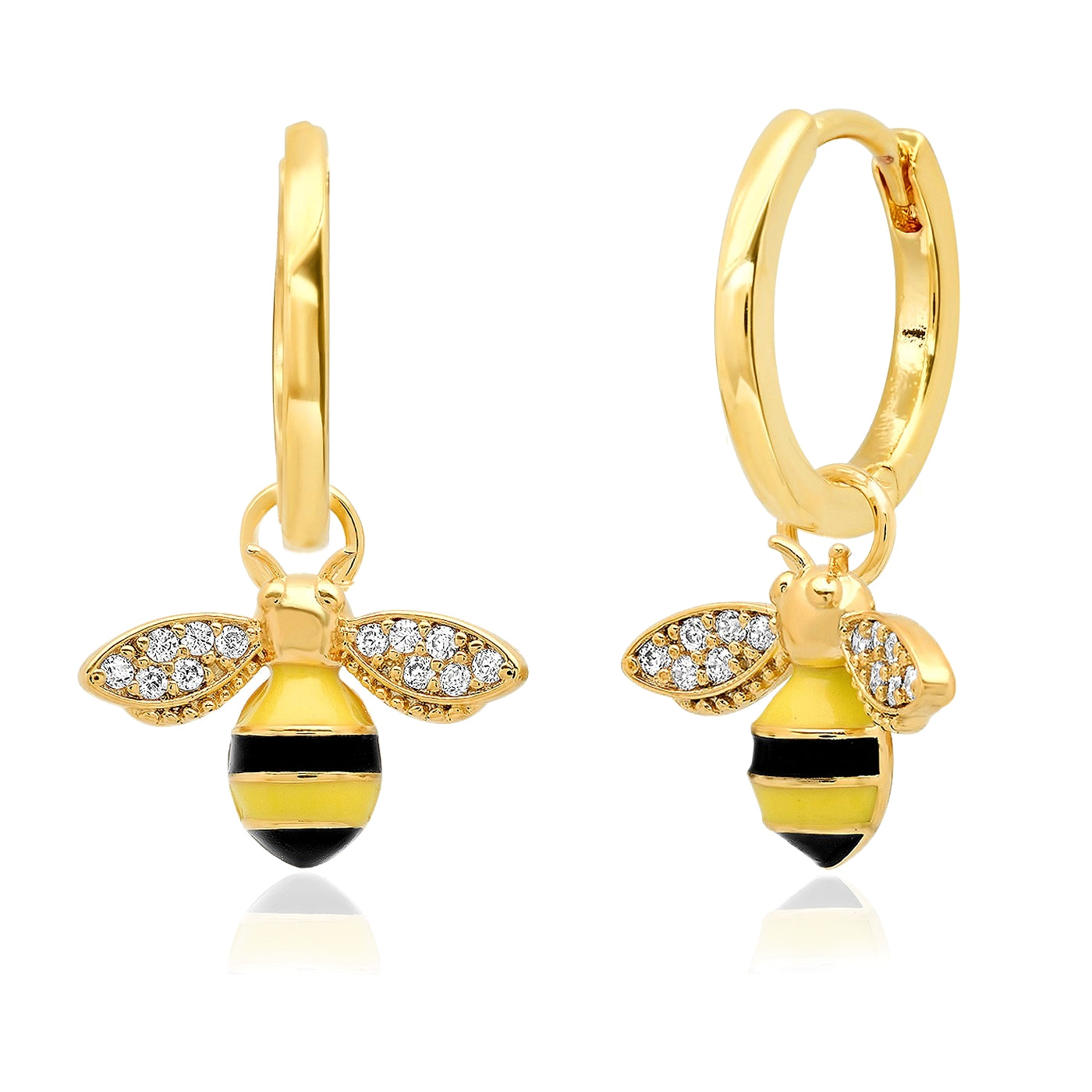 Bee Huggie Earrings
