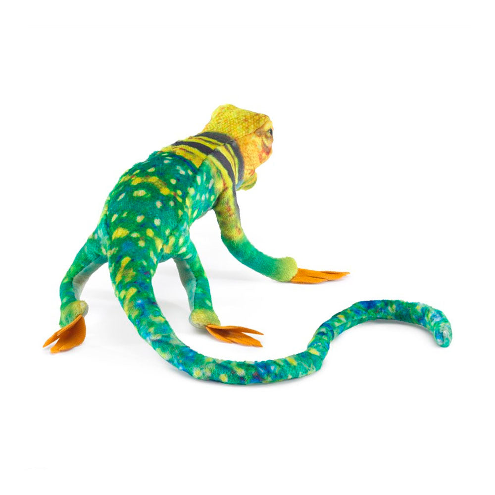 Mini Collared Lizard Finger Puppet