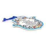 Ceramic Hamsa for Wall or Kitchen Use