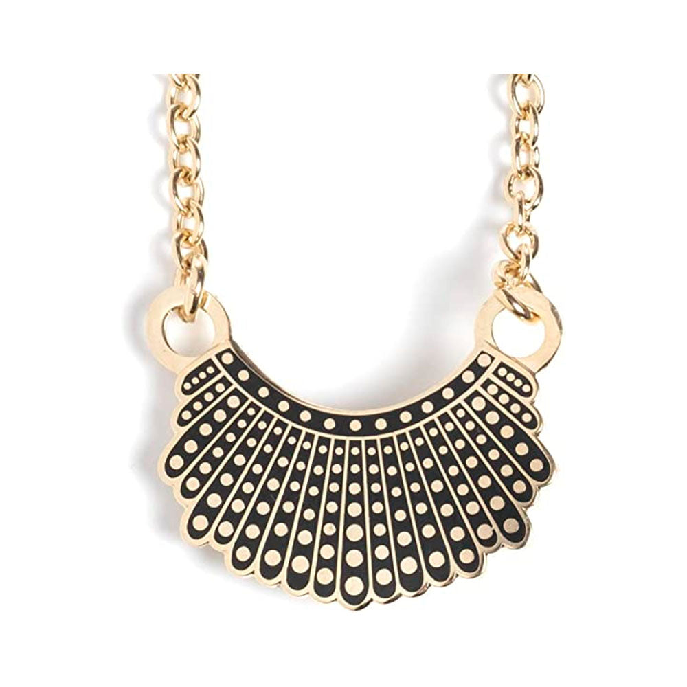 Gold Plated RBG Dissent Collar Necklace