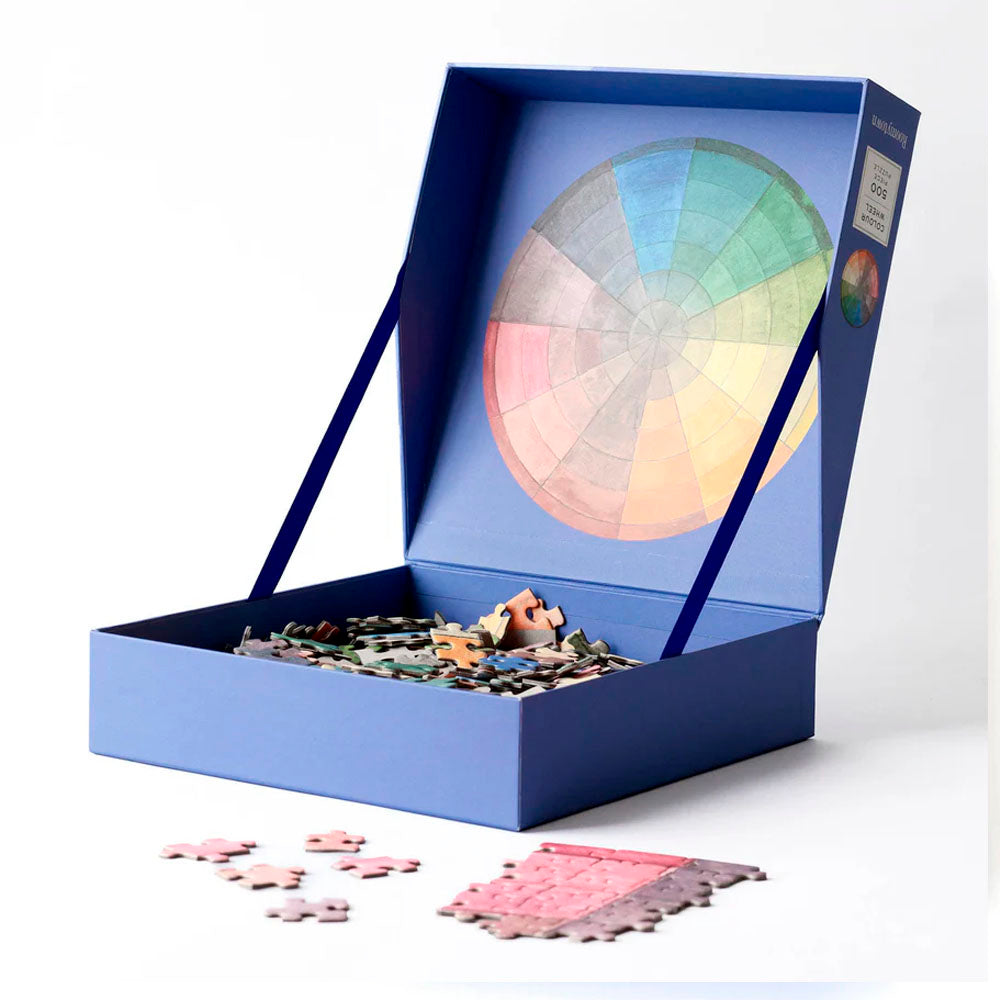 Colour Wheel 500-Piece Round Jigsaw Puzzle