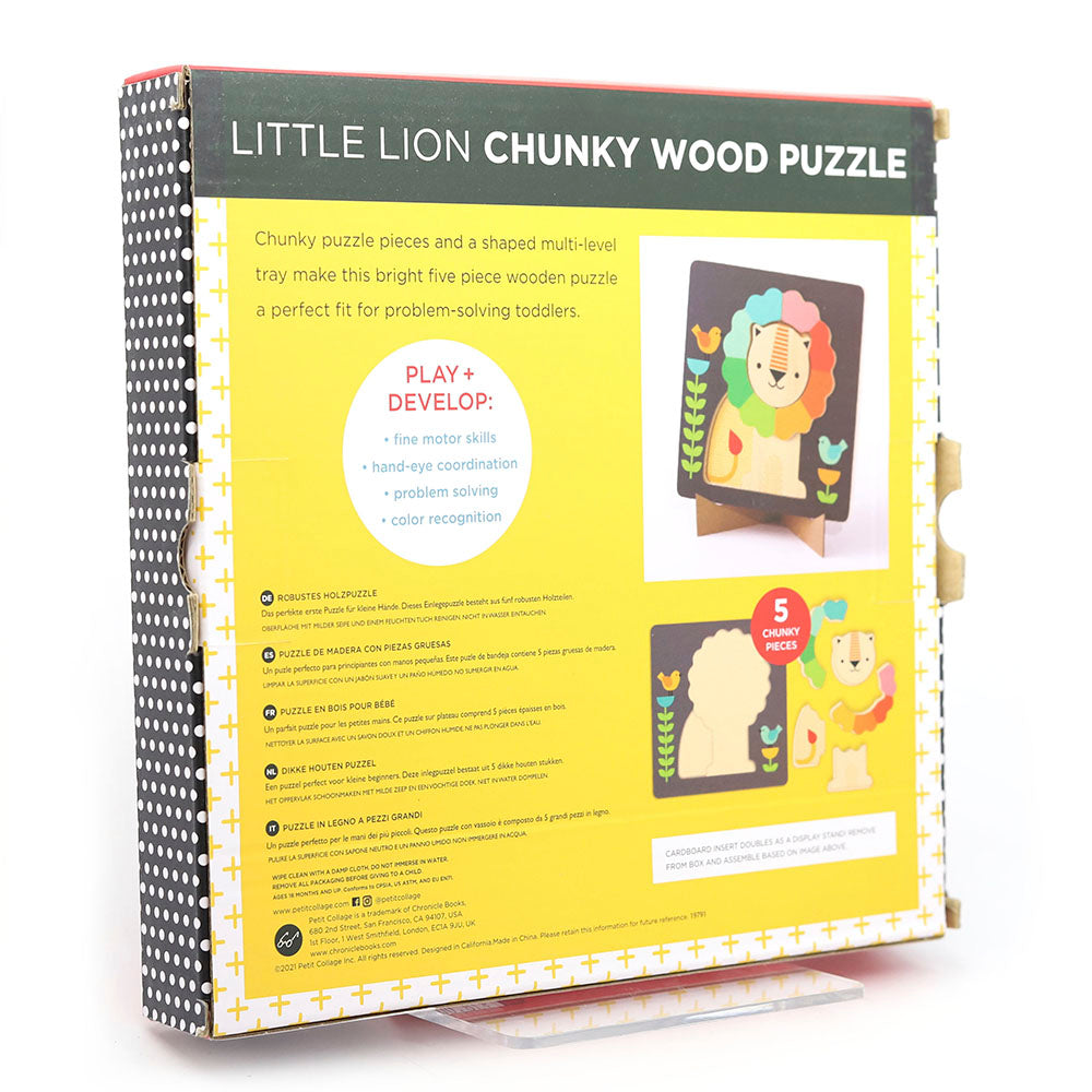 Little Lion Chunky Wood Puzzle