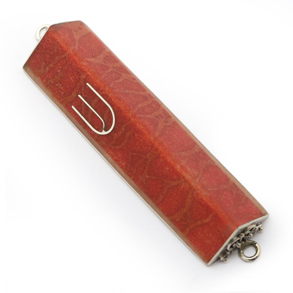 Triangular Bali Chai Mezuzah