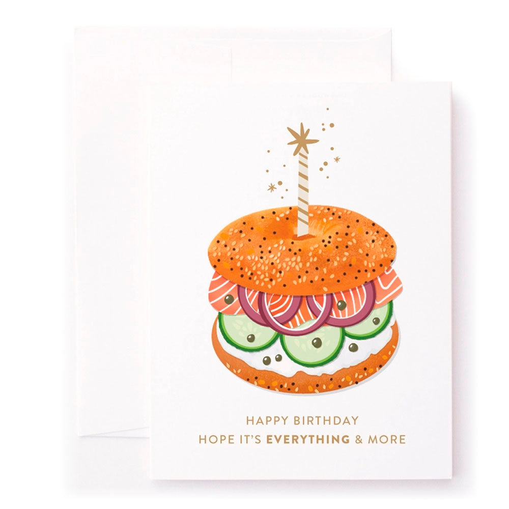 Birthday Bagel Greeting Card