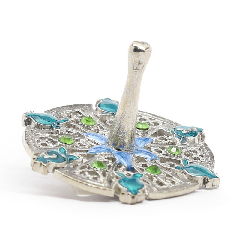 Dreidel with Pomegranate Motif