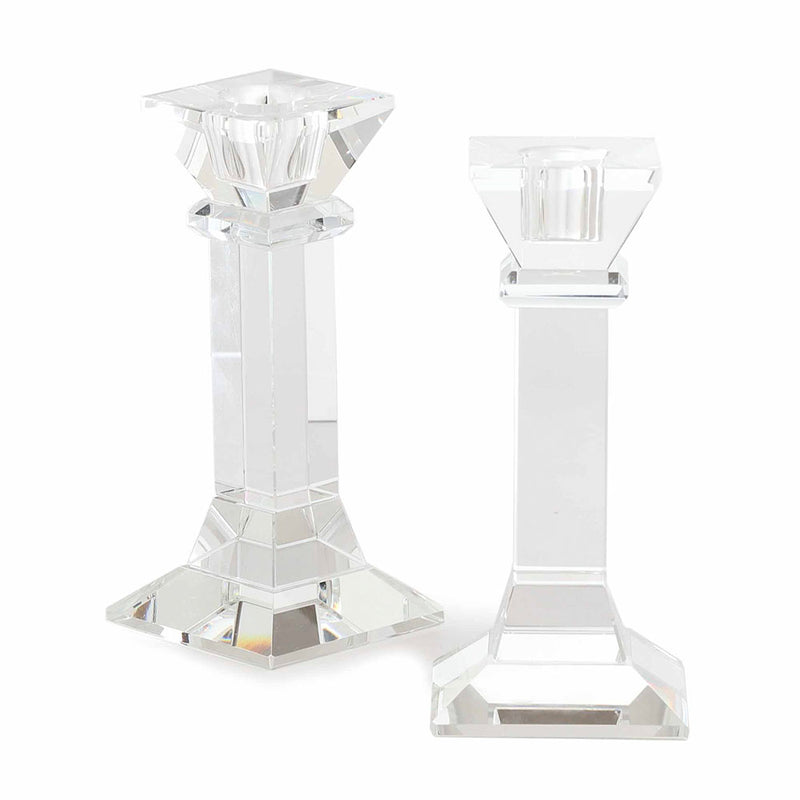 Small Crystal Candlestick Pair