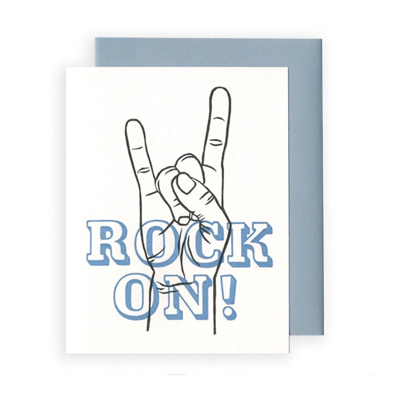 Rock On! Greeting Card