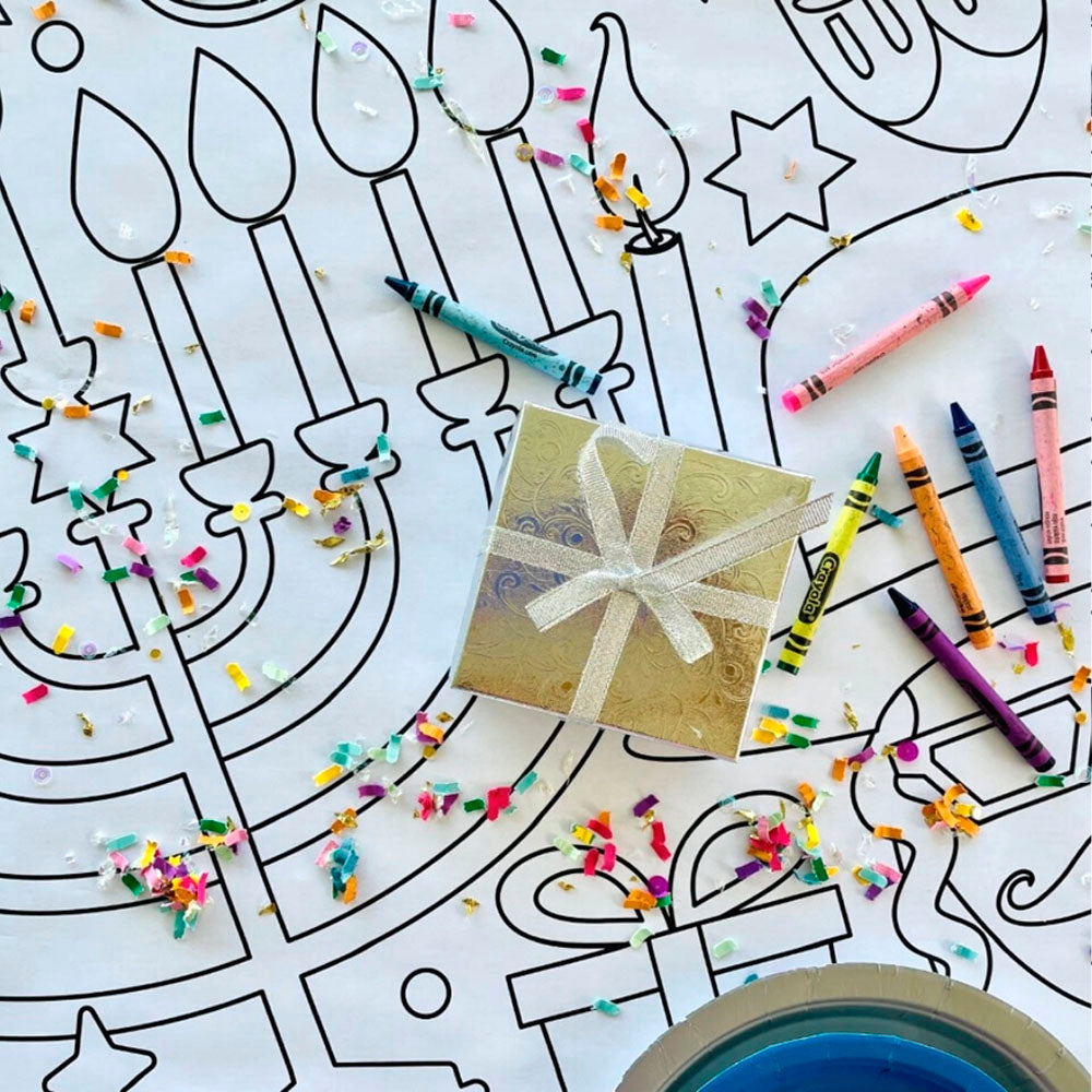 Hanukkah Coloring Tablecloth