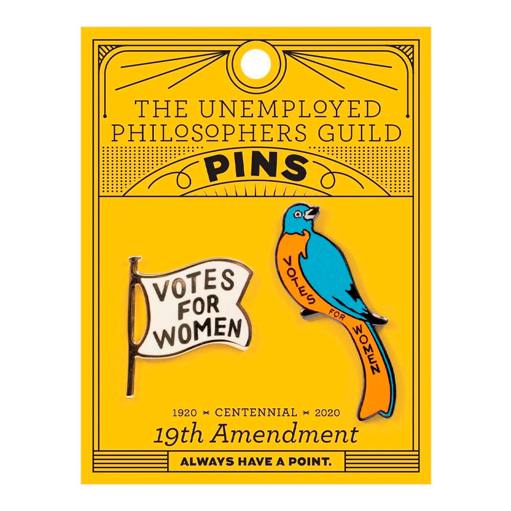 19th Amendment Enamel Pin Set