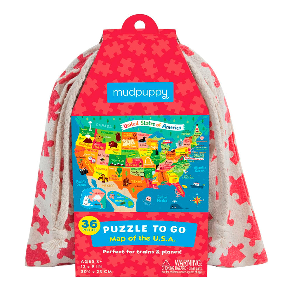 Map of The U.S.A. to Go Puzzle