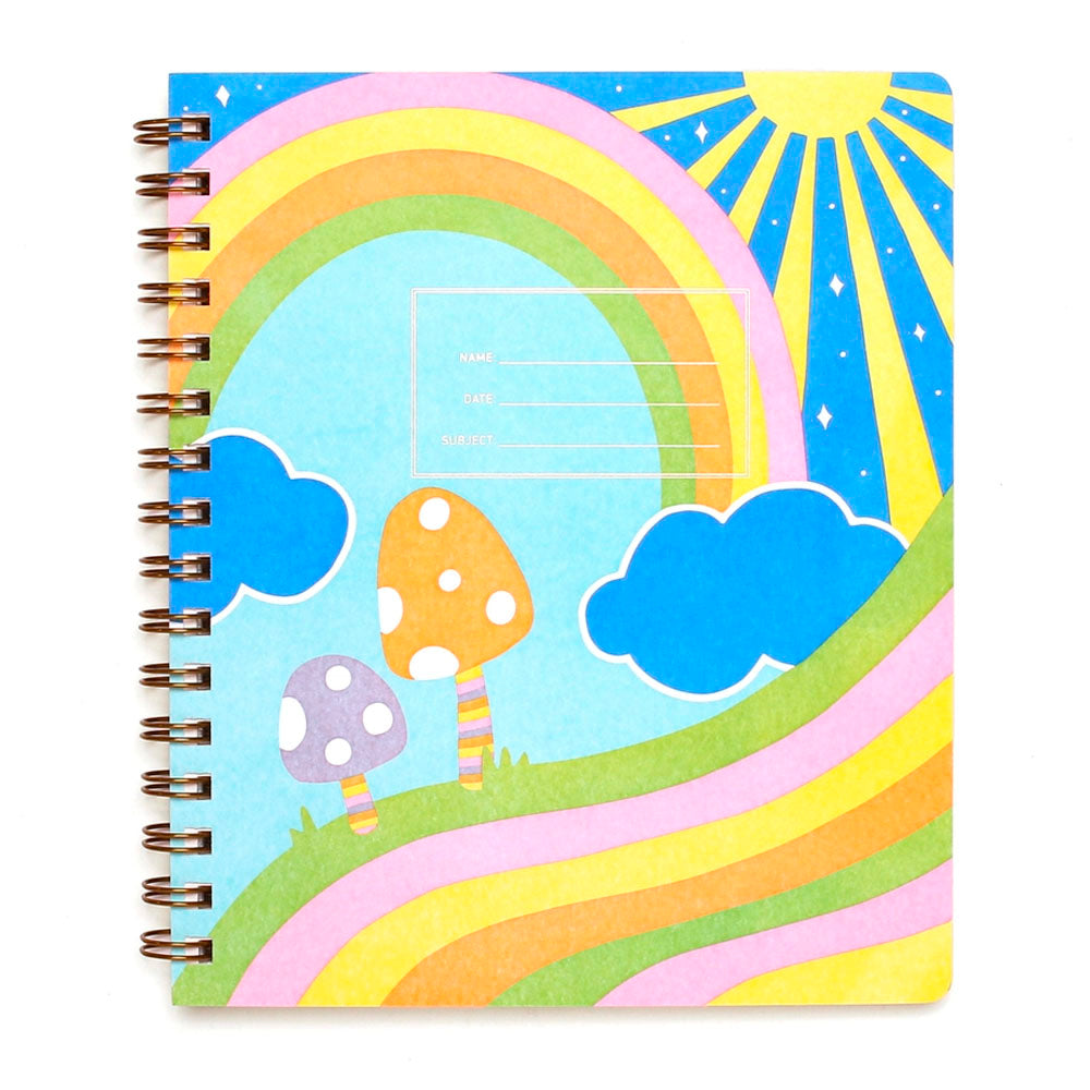 Standard Notebook - Rainbow Mushroom