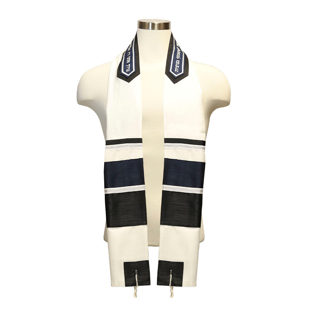 Tallit Set Black & Navy