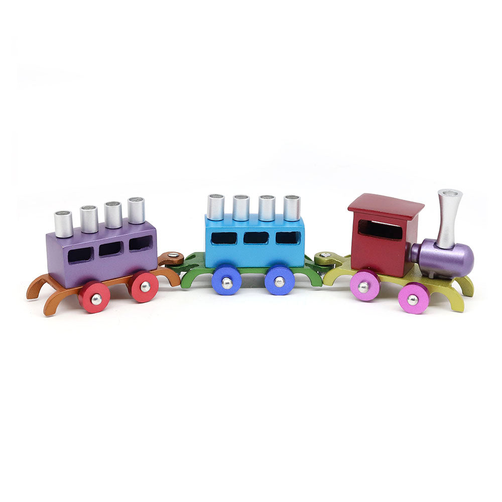 Train Hanukkiah