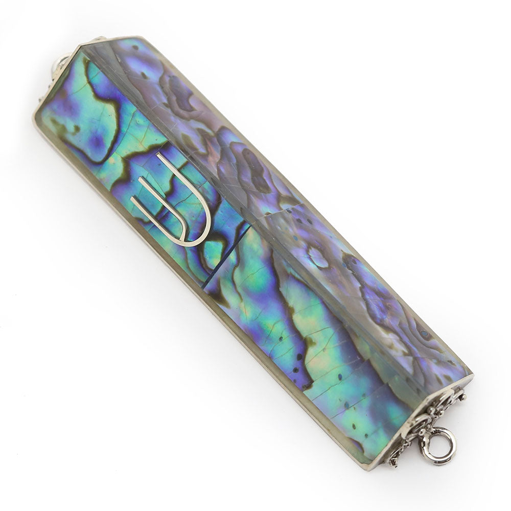 Triangular Bali Chai Mezuzah