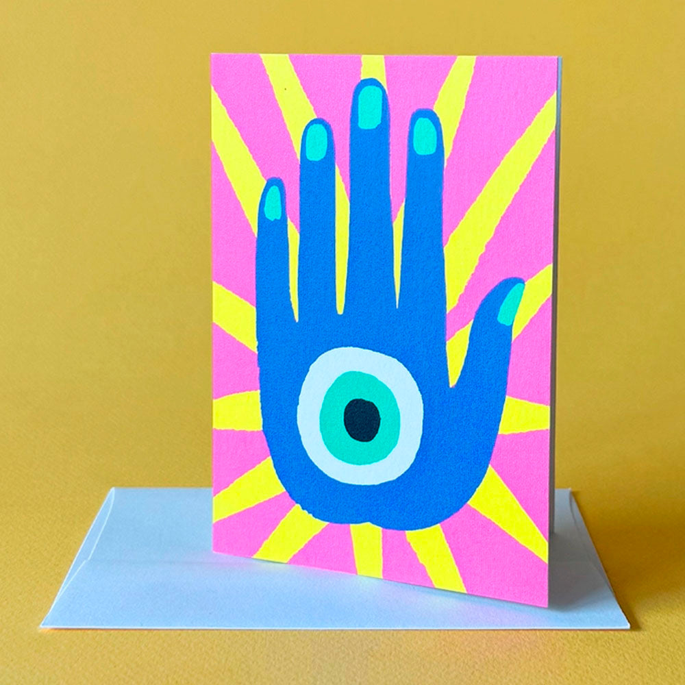 Hamsa Star Notecards - Boxed Set of 12