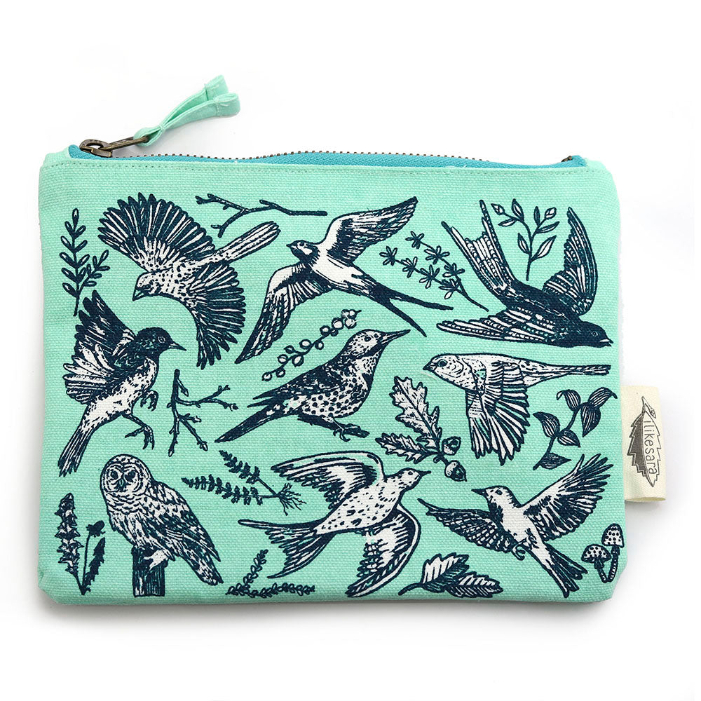 Bird Zipper Pouch