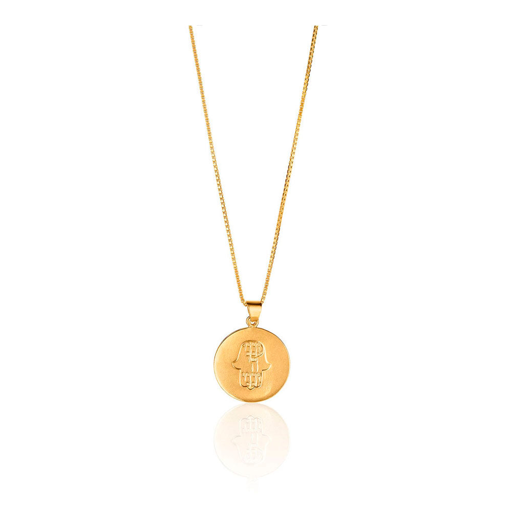 Elijah Necklace in Gold Plate