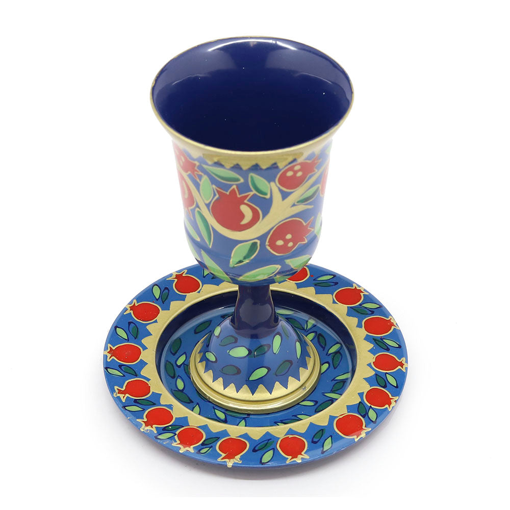 Hand Painted Kiddush Cup