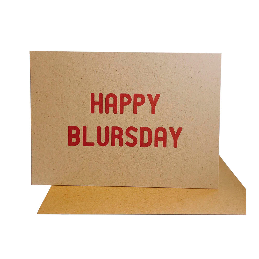 Happy Blursday Card