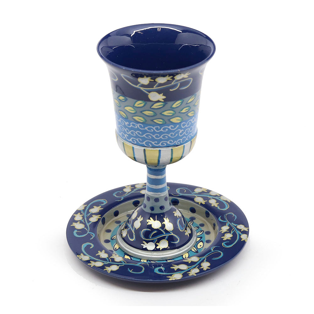 Hand Painted Kiddush Cup