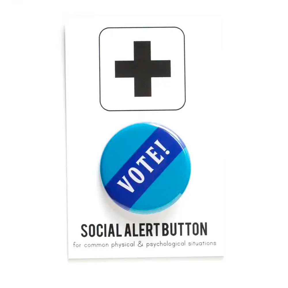 Vote Pinback Button Pin 1.25"