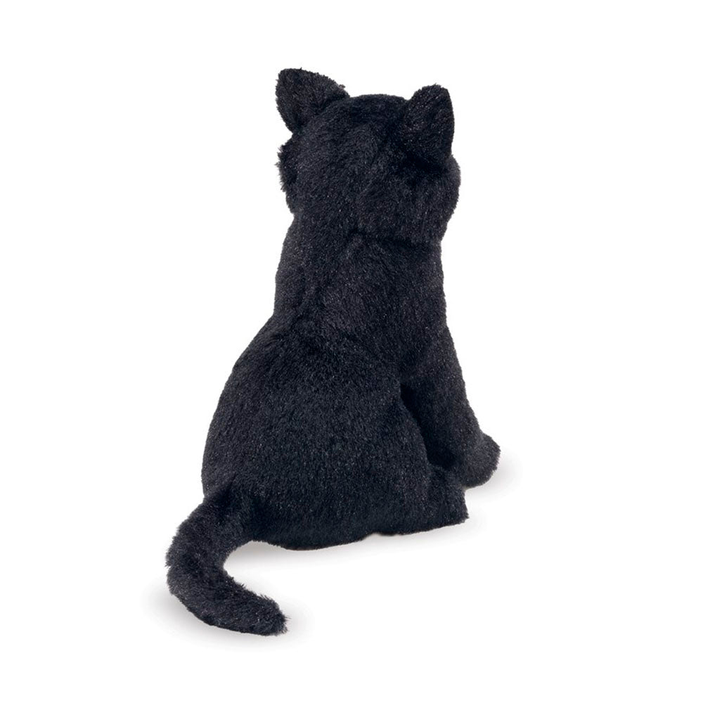 Mini Black Cat Finger Puppet