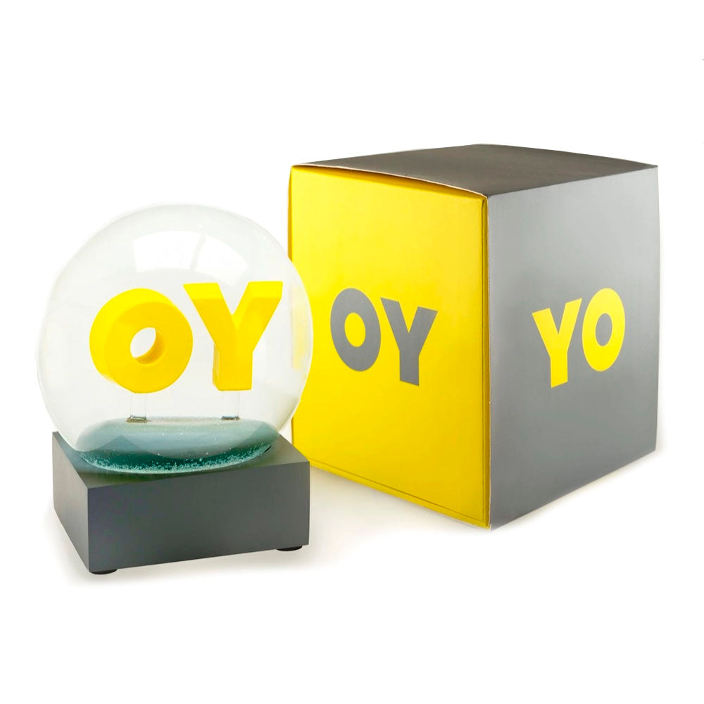 Oy Yo Snowglobe - Artist Series - Deborah Kass