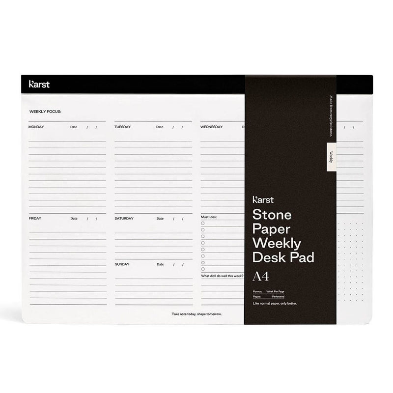 Weekly Desk Pad - Stone Paper