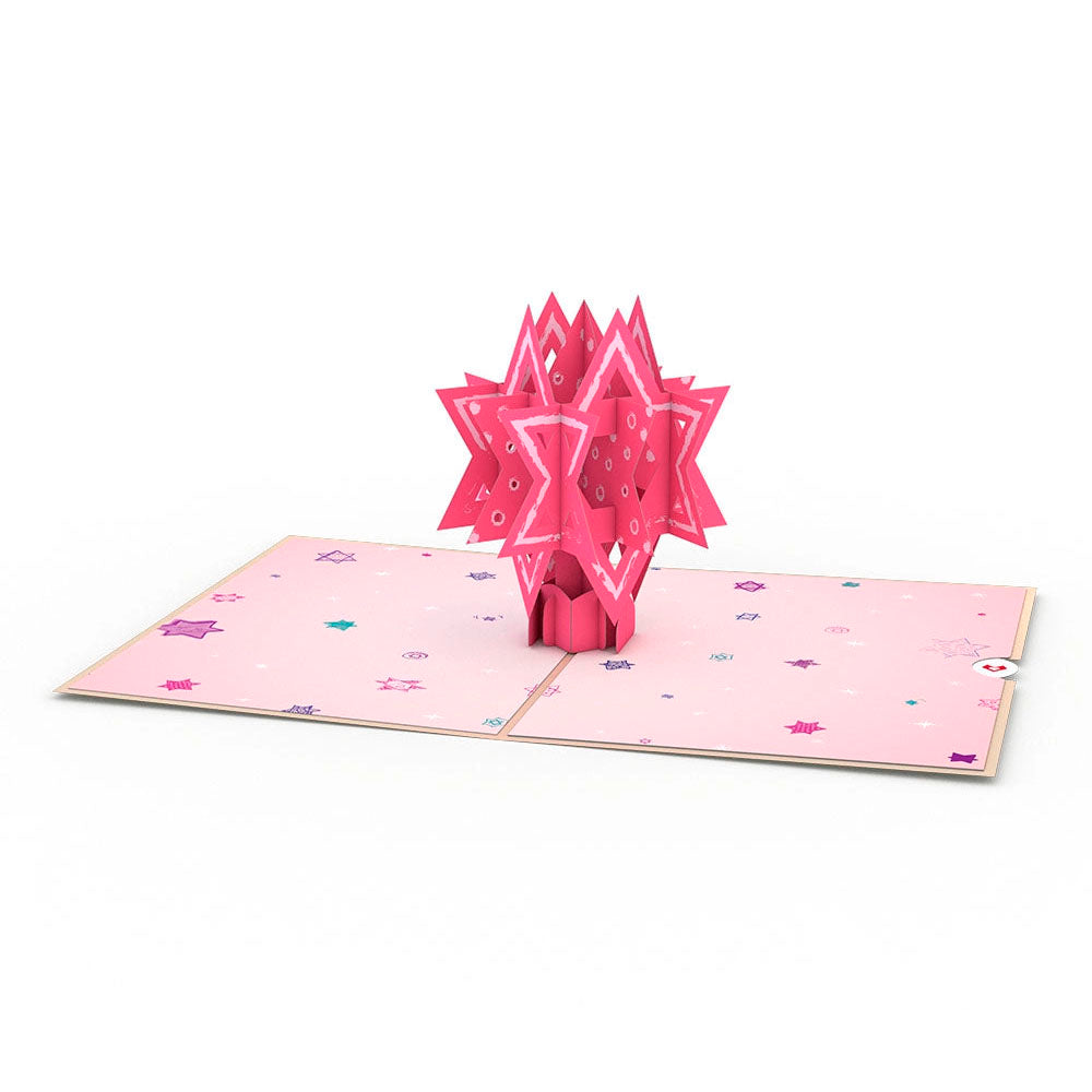 Bat Mitzvah Pop-Up Card