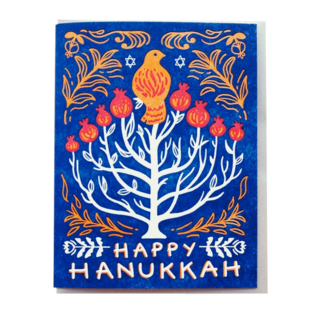Set of 6 Happy Hanukkah Dove Cards
