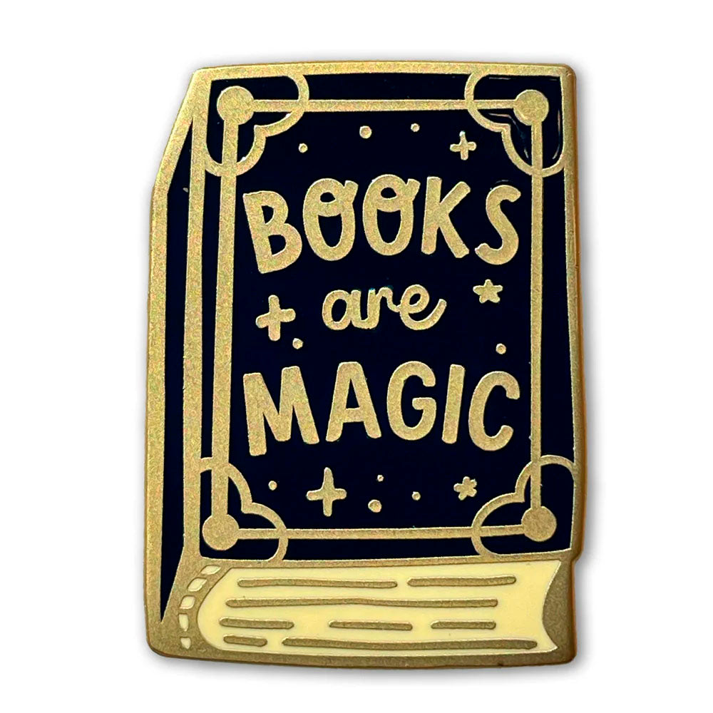 Books Are Magical Enamel Pin