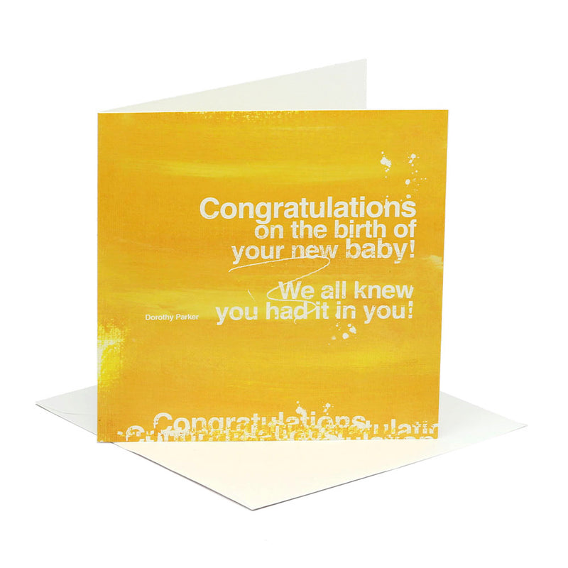 Newborn Baby Greeting Card