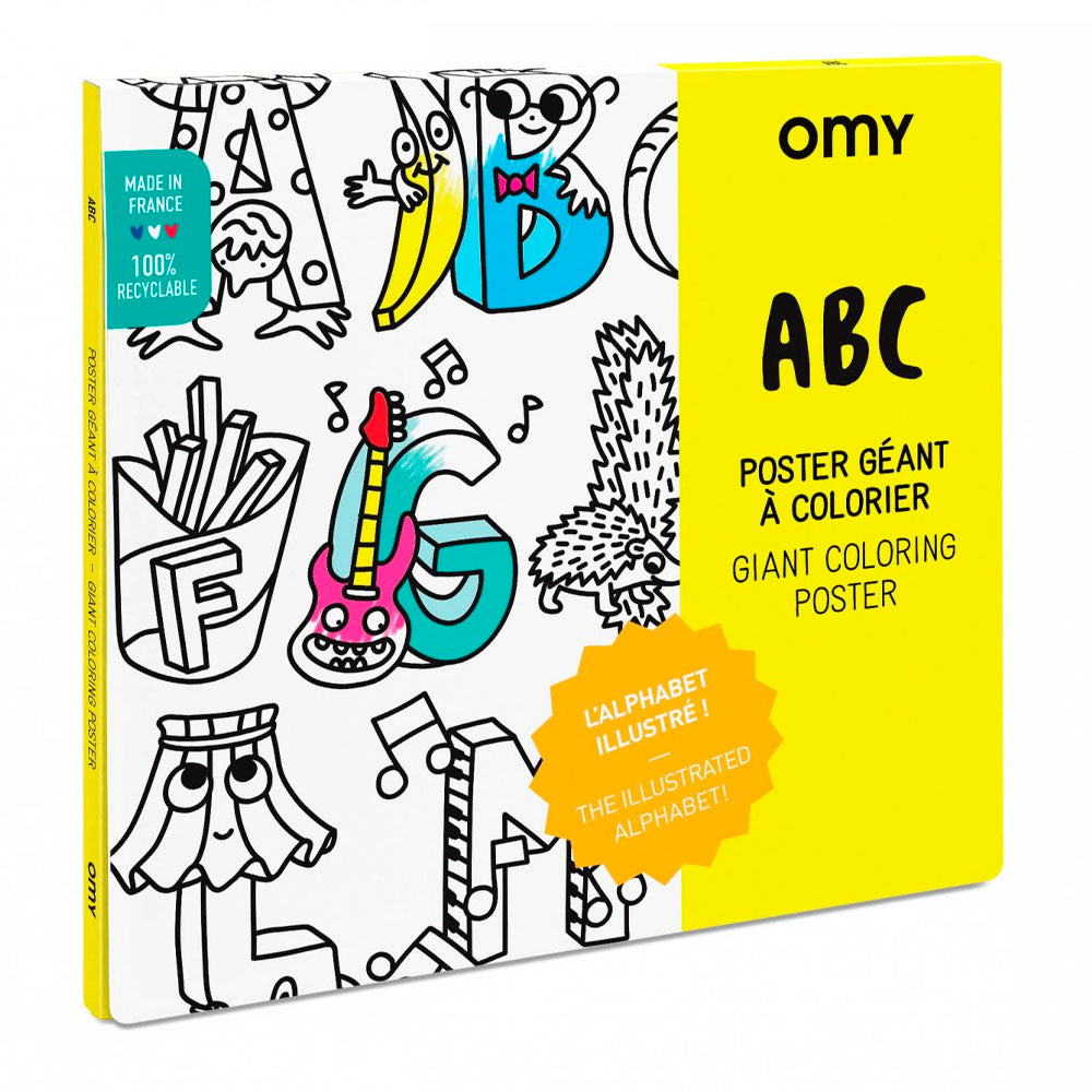 ABC Giant Coloring Poster