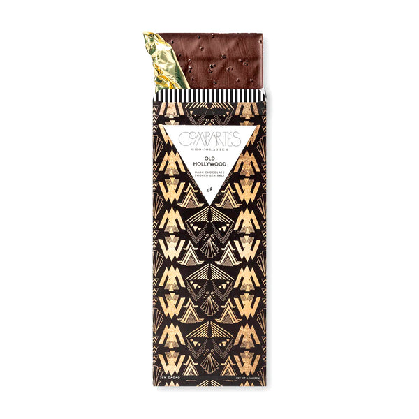 Old Hollywood Smoked Sea Salt Chocolate Bar