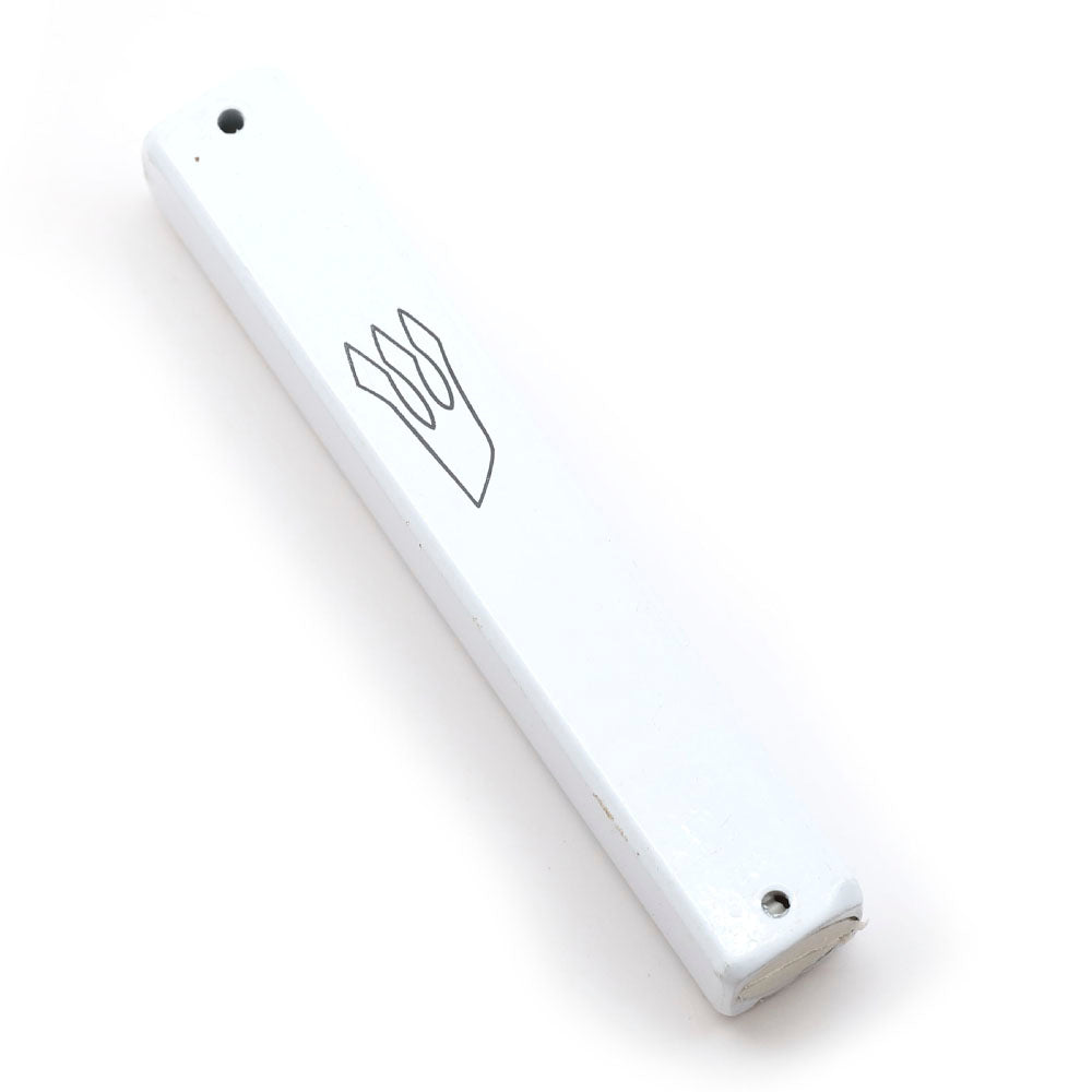 Simple Aluminum Engraved Mezuzah