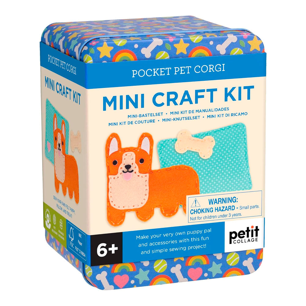 Mini Craft Kit: Pocket Pet Corgi Dog