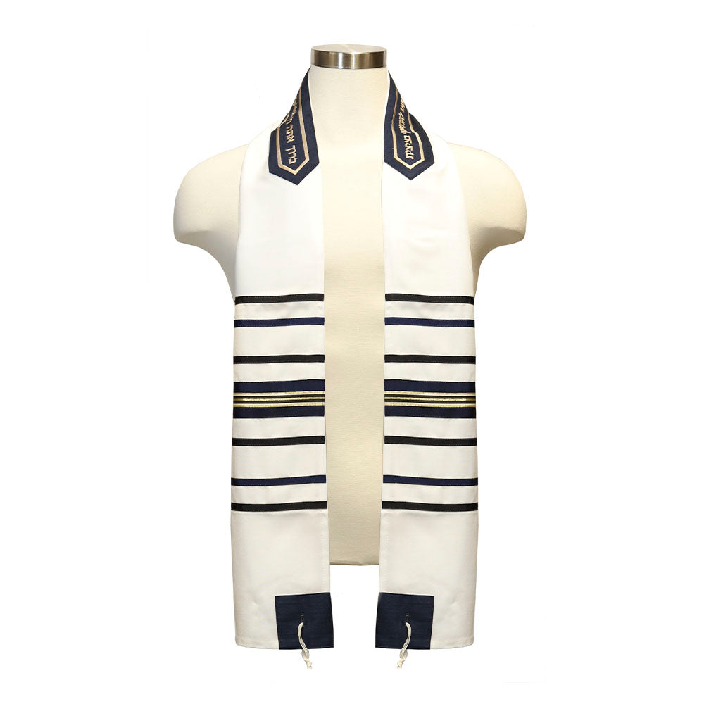 Tallit Set Navy & Gold