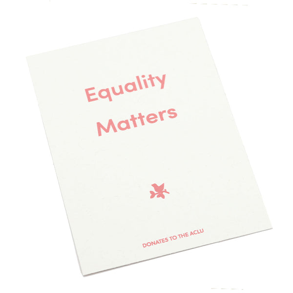 Equality Matters Postcard