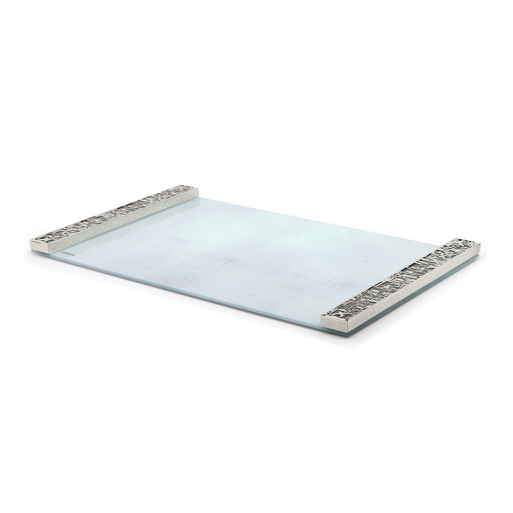 Challah Tray in Tempered Glass