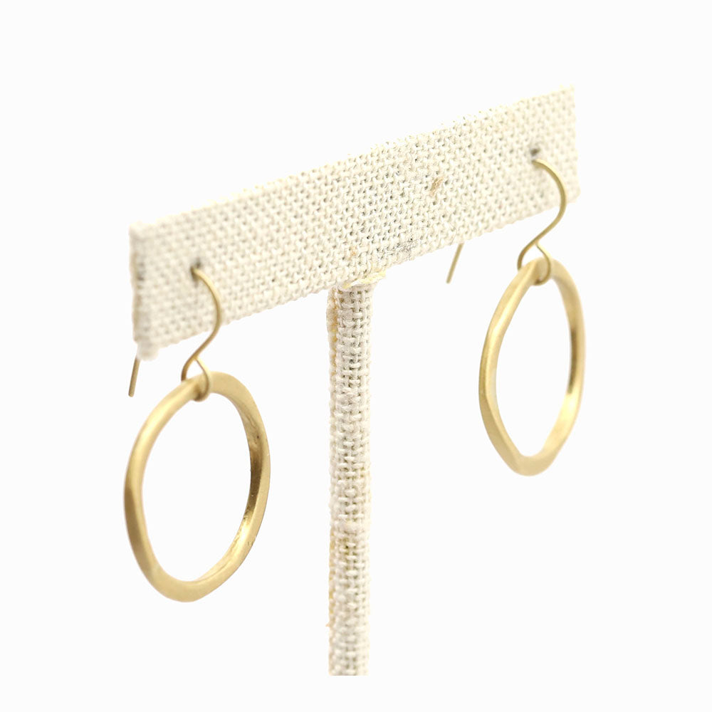 Brass 10K Earrings