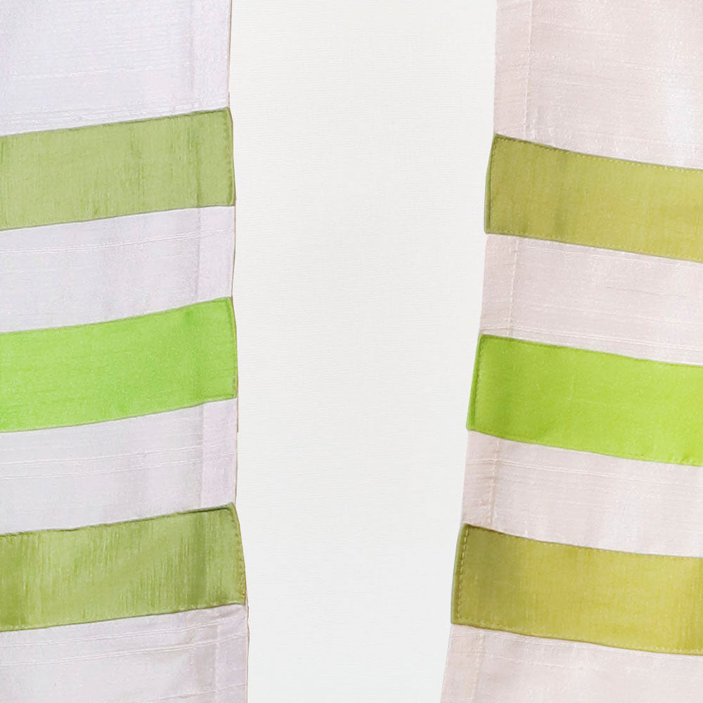 Lime Stripes Tallit Set