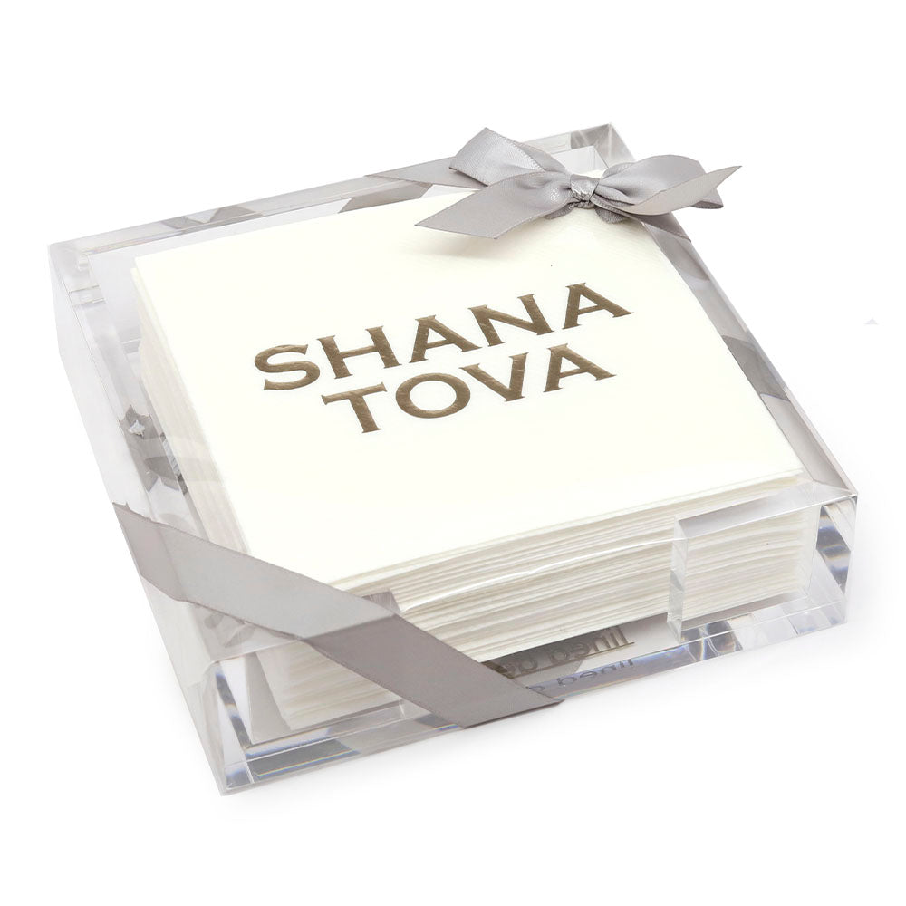 Acrylic Hostess Set "SHANA TOVA"