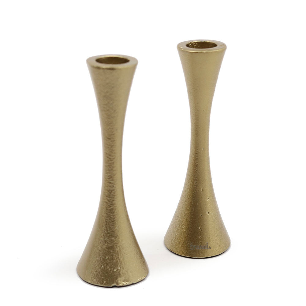Handmade Brass Candlesticks - Round